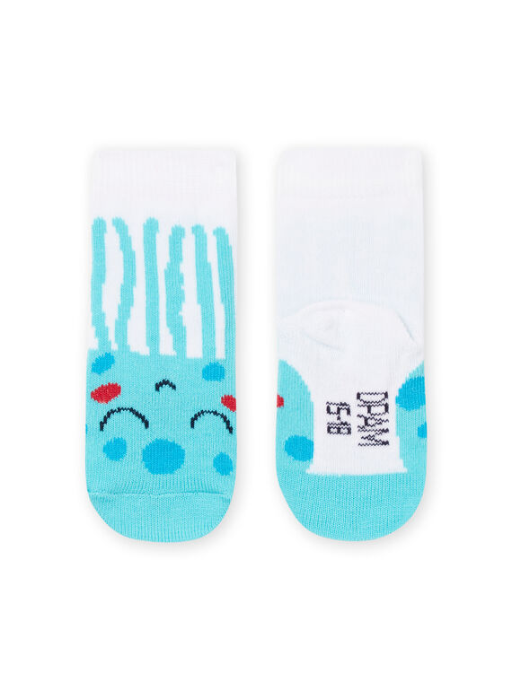 White SOCKS NYUFICCHO2 / 22SI10U2SOQ000