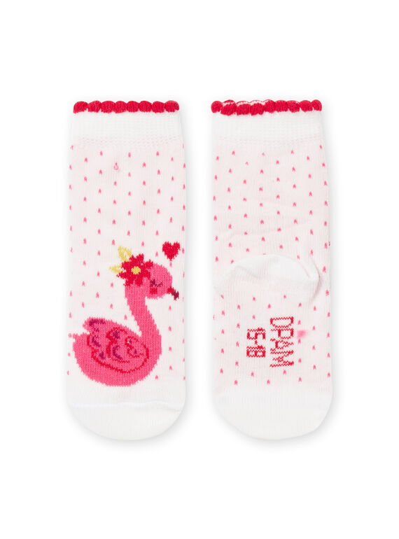 Baby girl unbleached socks NYIFLASOQ / 22SI09R1SOQ001