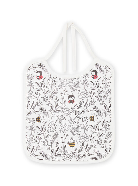 White printed bib birth mixed NOU1BAV3 / 22SF4242BAV000