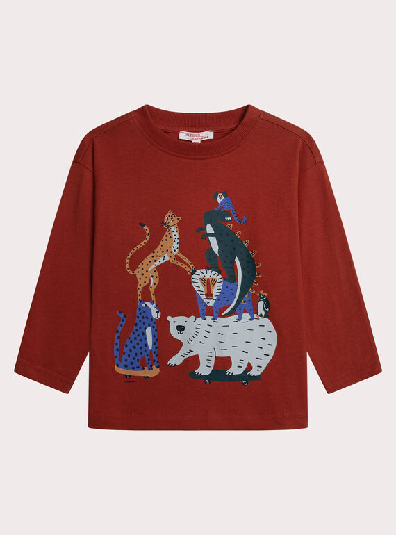 Red TEE SHIRT LS XOJATEE2 / 25W902M2TMLF522