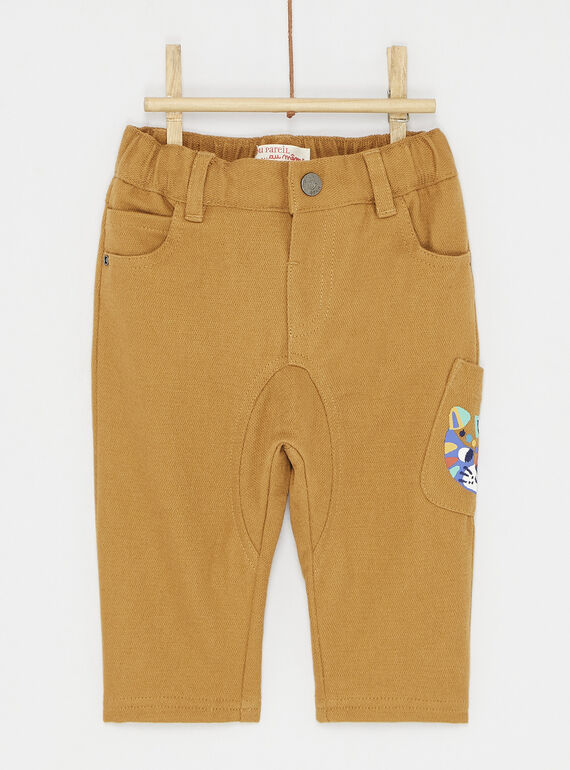 Yellow amber pants SULINPAN1 / 23WG10H2PANB101