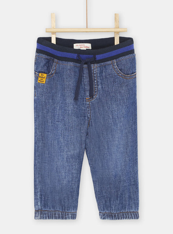 Baby boy light blue denim pants SUJOJEAN / 23WG10B1JEAP274