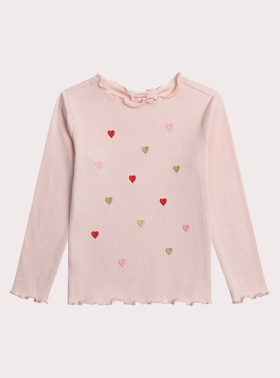 Pink TEE SHIRT LS XAJATEE4 / 25W901M4TMLD319