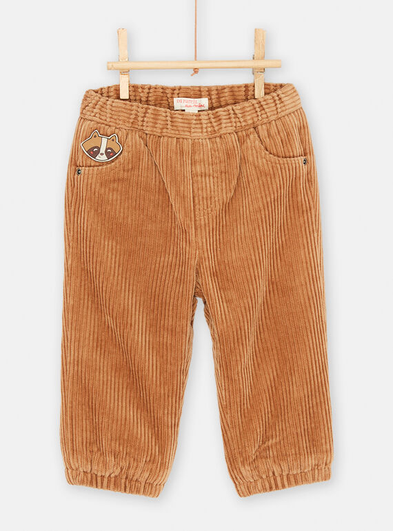 Baby boy's comfortable camel pants SULOPAN / 23WG10R1PAN821