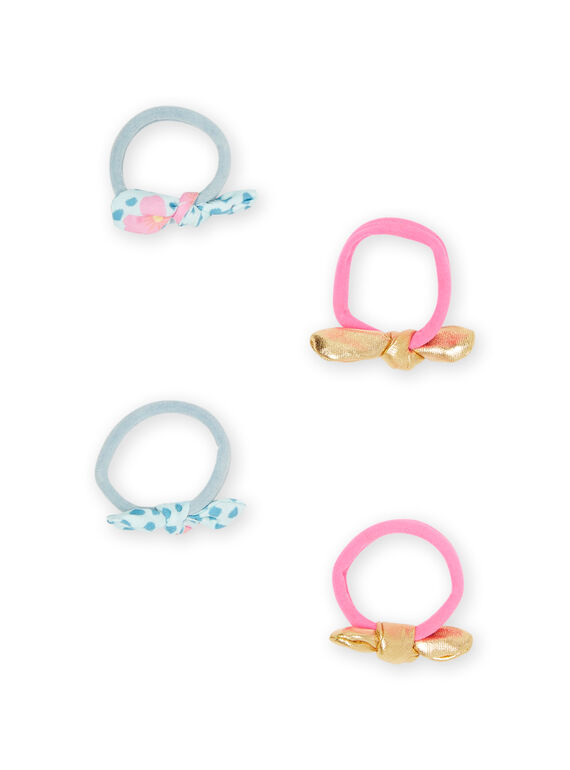 Set of 4 fancy elastic bands child girl NYAJOELA10 / 22SI01B1ELA219