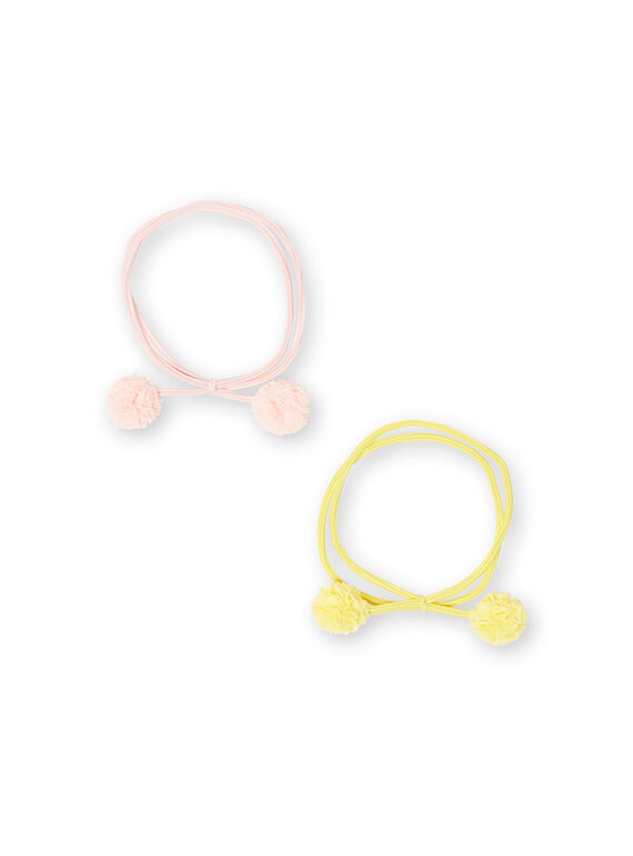 Set of 2 elastic bands for children and girls LYAJAUELA / 21SI0175ELA307