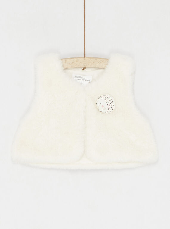 Off-white sleeveless cardigan SOU1GIL2 / 23WF0311GILA001